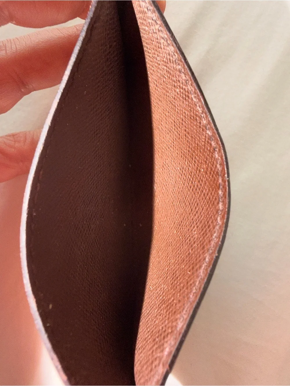Louis Vuitton Damier Ebene Brown and Dark Brown Card Holder